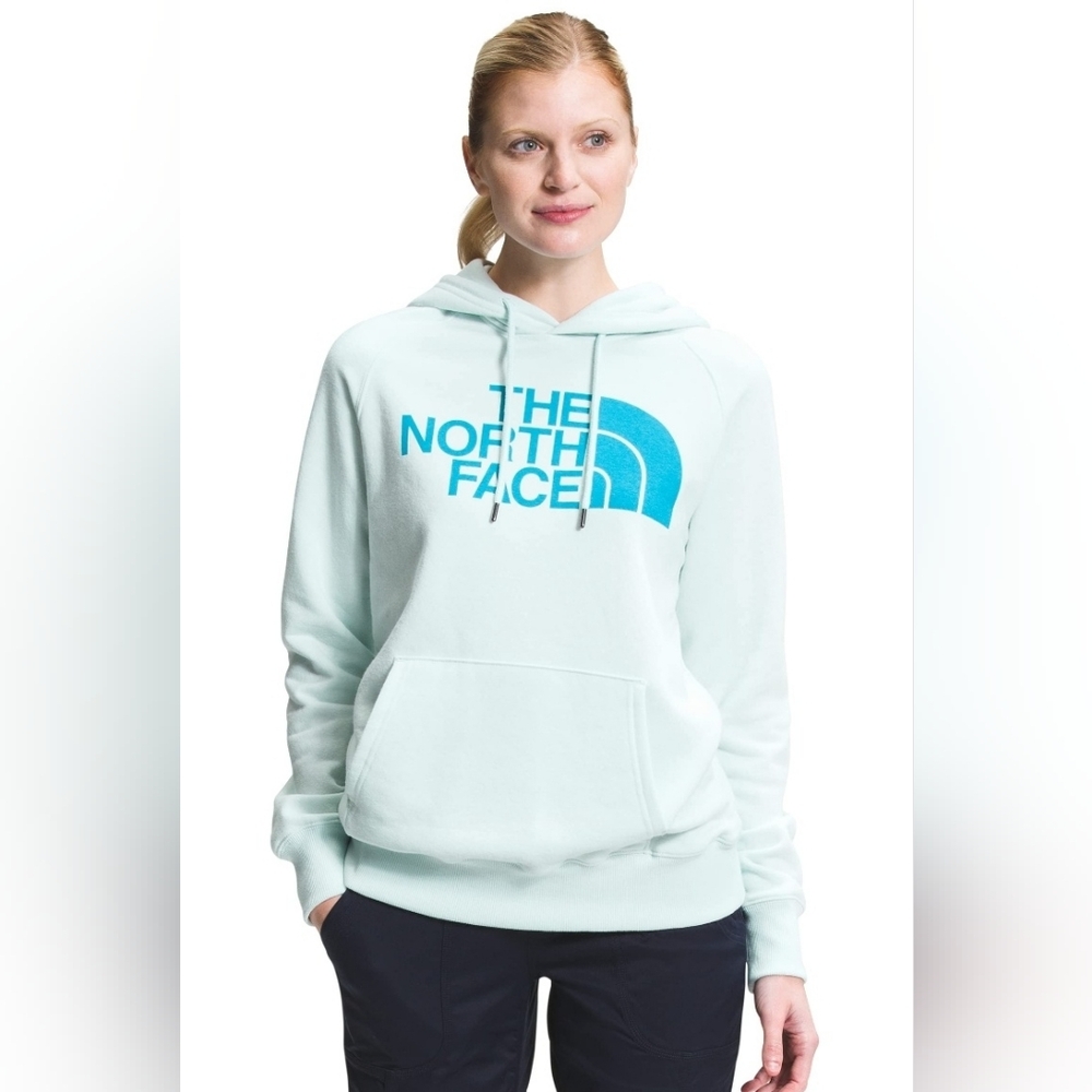 SIZE L The North Face Womens Half Dome Tri Blend Pullover Hoodie